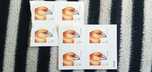 7 selos NOVOS de 0,30€ Cruza bico comum
