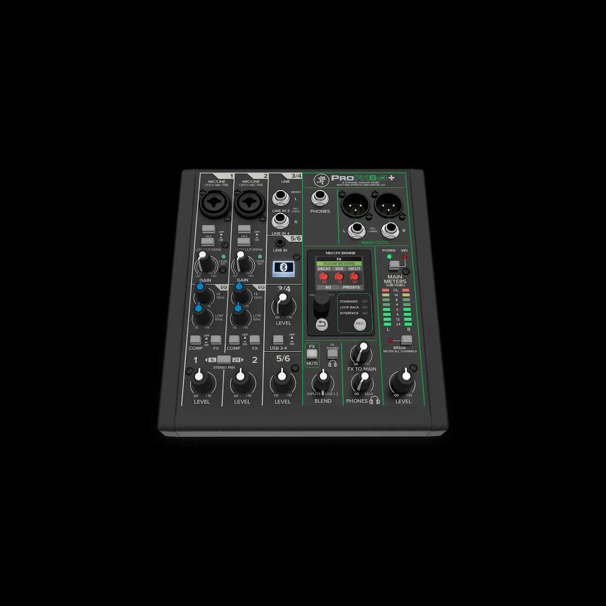 Mackie Pro FX6v3+ 6-kanałowy mikser analogowy interfejs audio USB-C