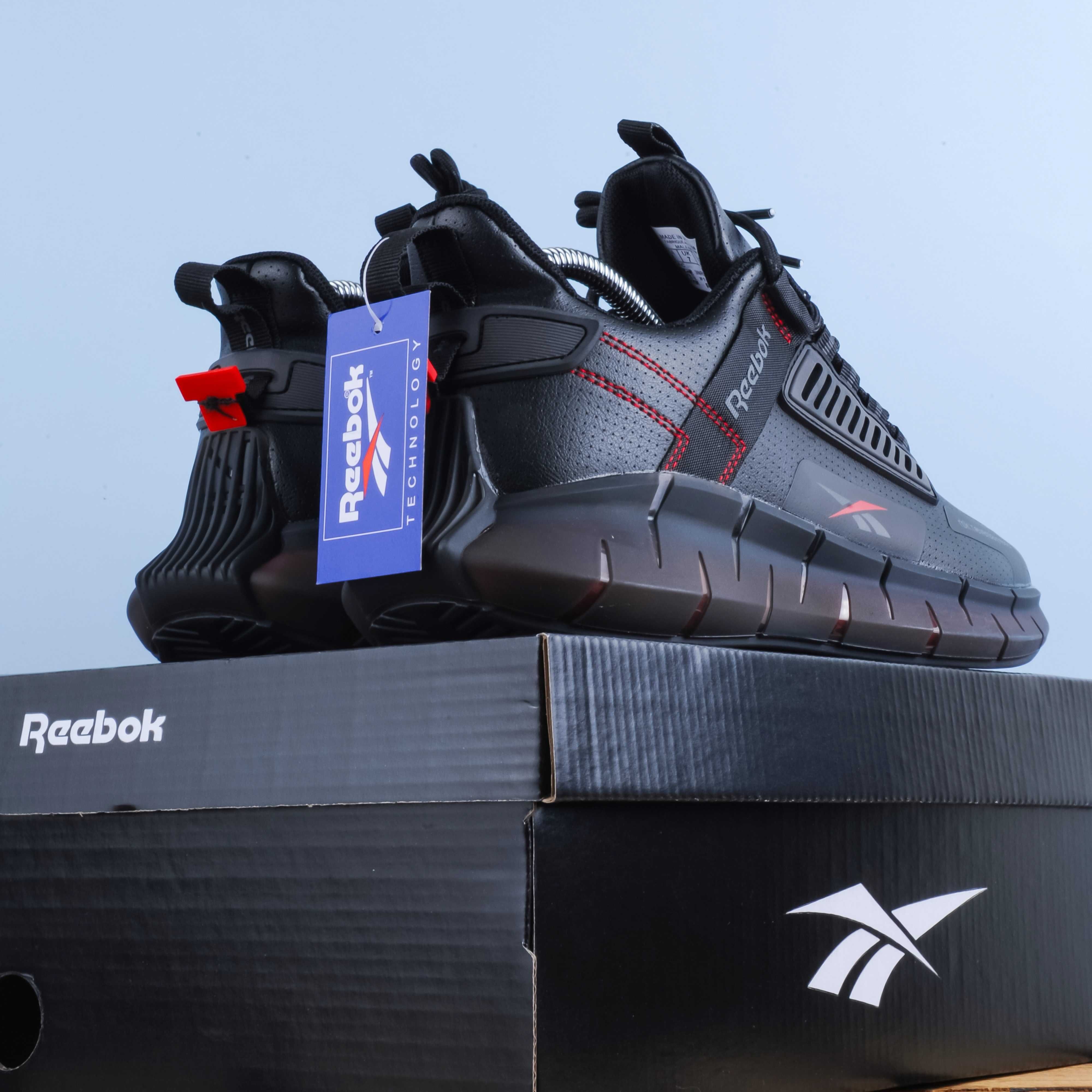 (1739) Чоловічі Кросівки Reebok Zig Kinetica чорні (42-45) рібок