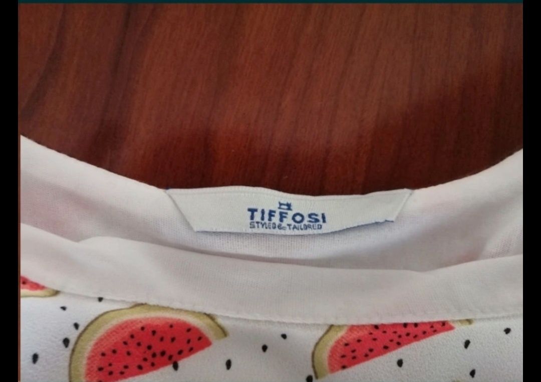 Top de menina da tiffosi