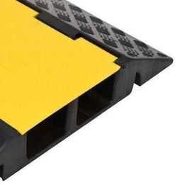 NOVO - Rampas protetoras de cabos c/ 2 canais 2 pcs borracha 100 cm