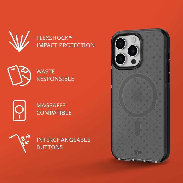 Чохол Tech21 Evo Check для iPhone 15 Pro Max ОРИГІНАЛ