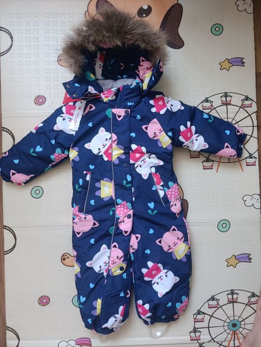 Зимний комбинезон 86р. на 1,5-2 года