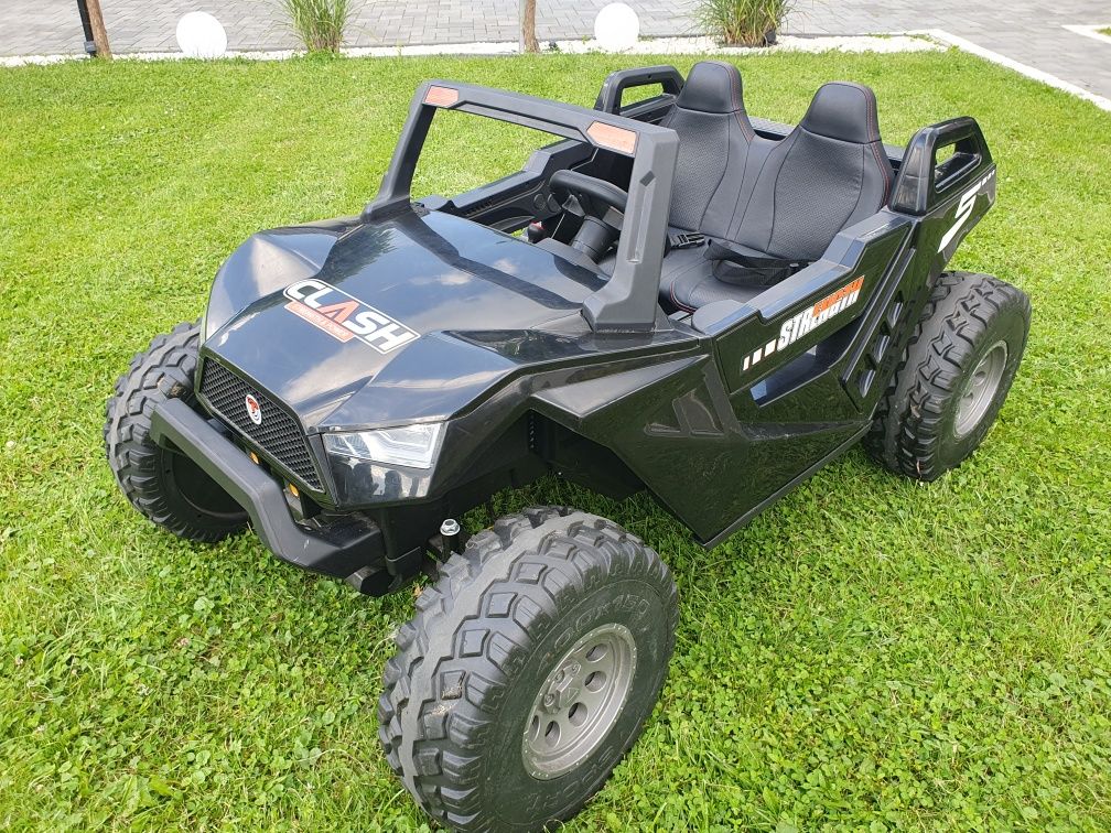 Auto na akumulator Mega Duże Buggy Clash - osobowy 24 Volt 4x4 Pilot