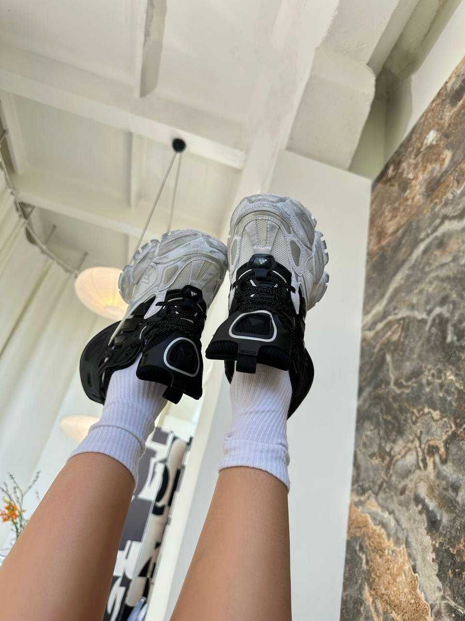 Кросівки Adidas Vento XLG Deluxe Black White / кроси Адідас Венто ХЛЖ
