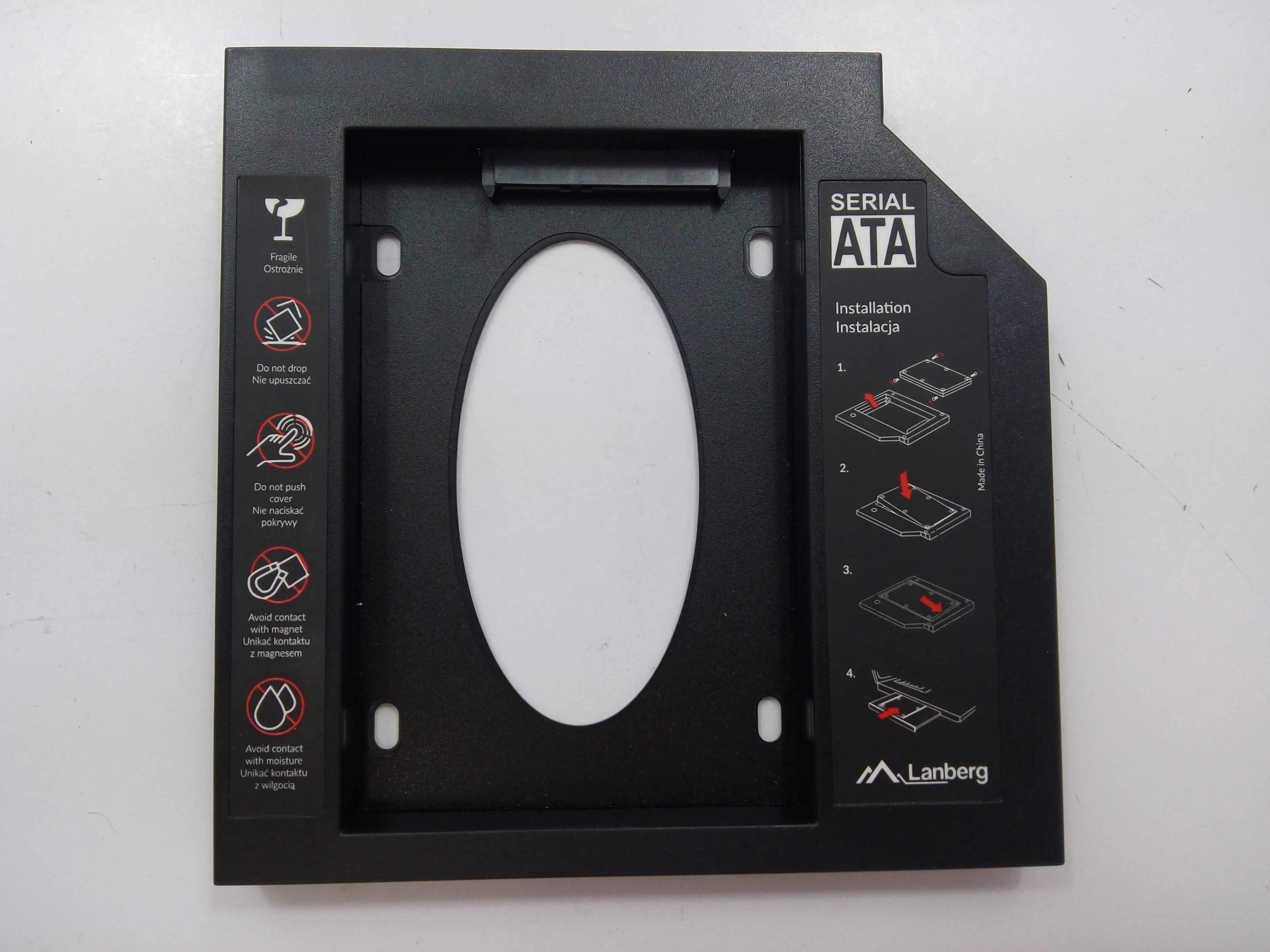 Kieszeń na dodatkowy dysk LANBERG SATA 2,5" 10mm FV