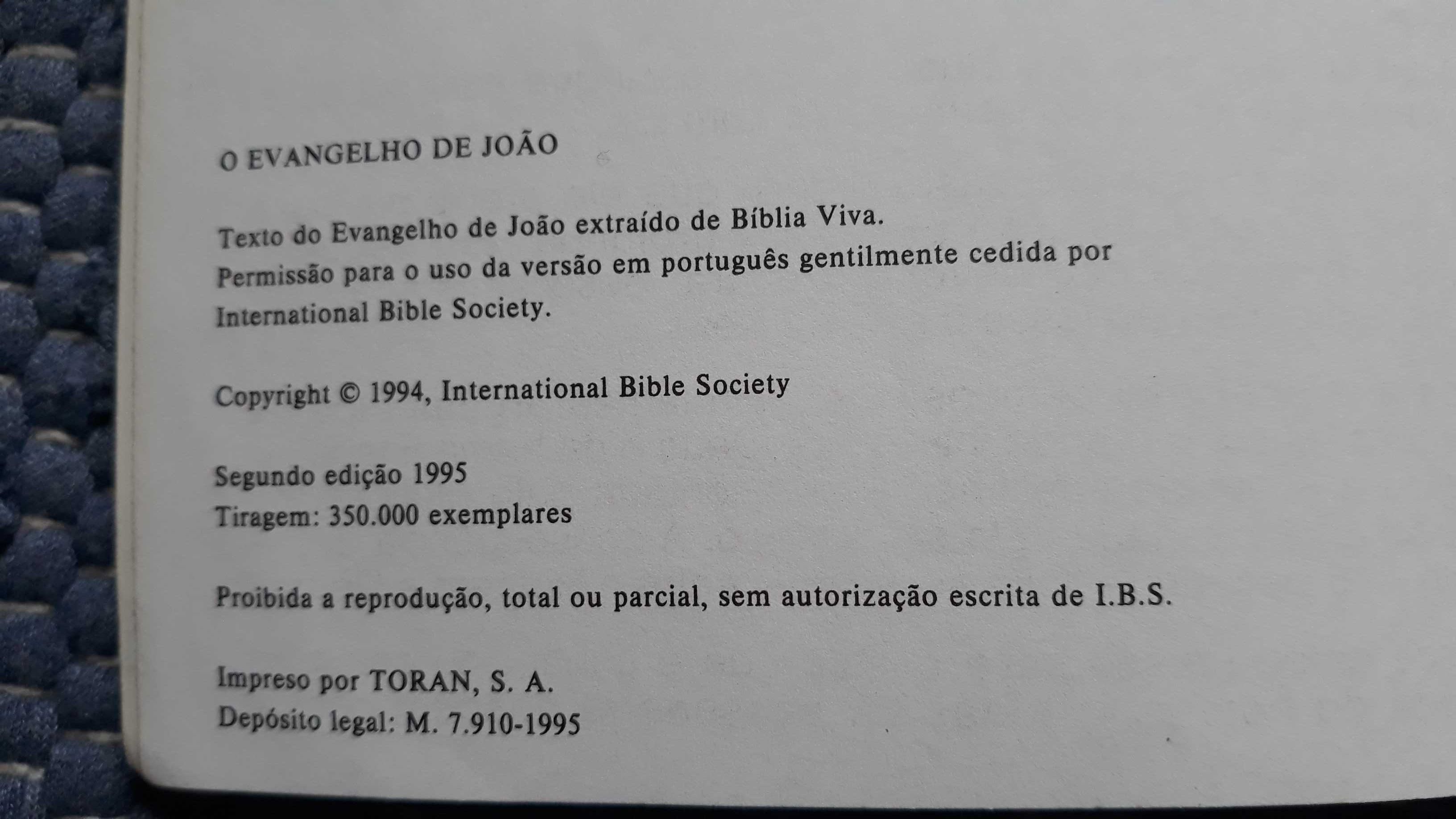 O Evangelho segundo São João - portes incluidos