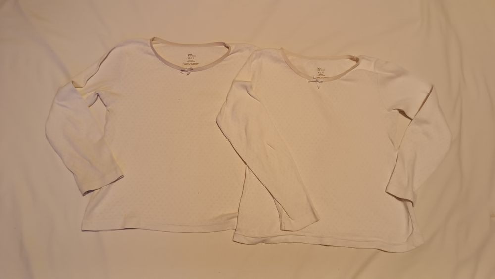 Lote 4 camisolas interiores. 6 Anos