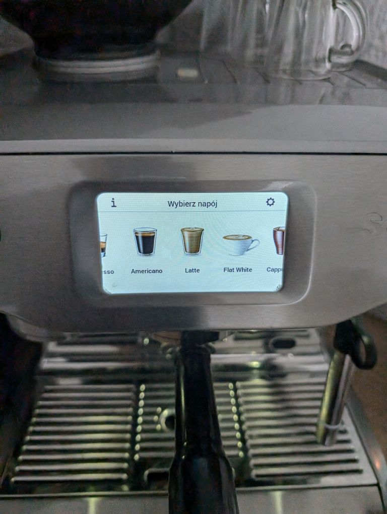 Ekspres do kawy kolbowy Sage oracle touch