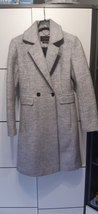 Szary płaszcz Reserved rozm. 36