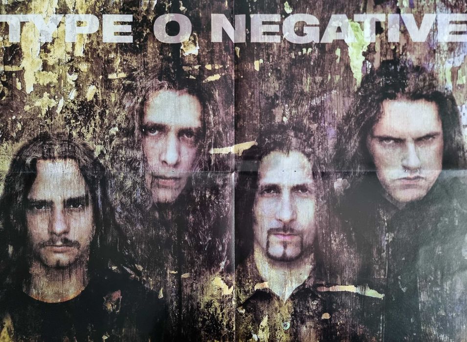 UNIKAT! Duży plakat TYPE O NEGATIVE z 2000 r. - Format A2 - NOWY!