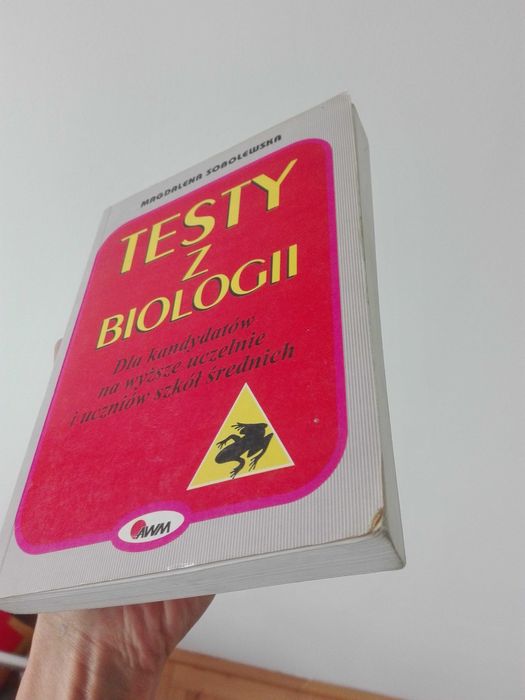 Sobolewska: Testy z biologii dla kandydatów na wyższe uczelnie