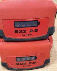 Akumulator bateria CPC LI-ION Hilti B22 2.6AH SD5000  zestaw 2 szt