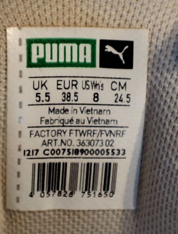 Buty puma białe rozmiar 38,5