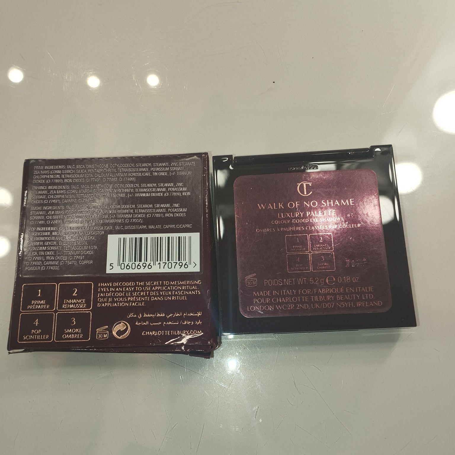 Charlotte tilbury paleta cienie walk of no shame luxury palette