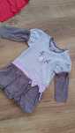 2szt zestaw Ubrania sukienka plus tunika  r.80-86 coccodrillo h&m