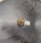 Złoty charms/ bransoletka modułowa/ ażurowy/ złoto 585 / 14K