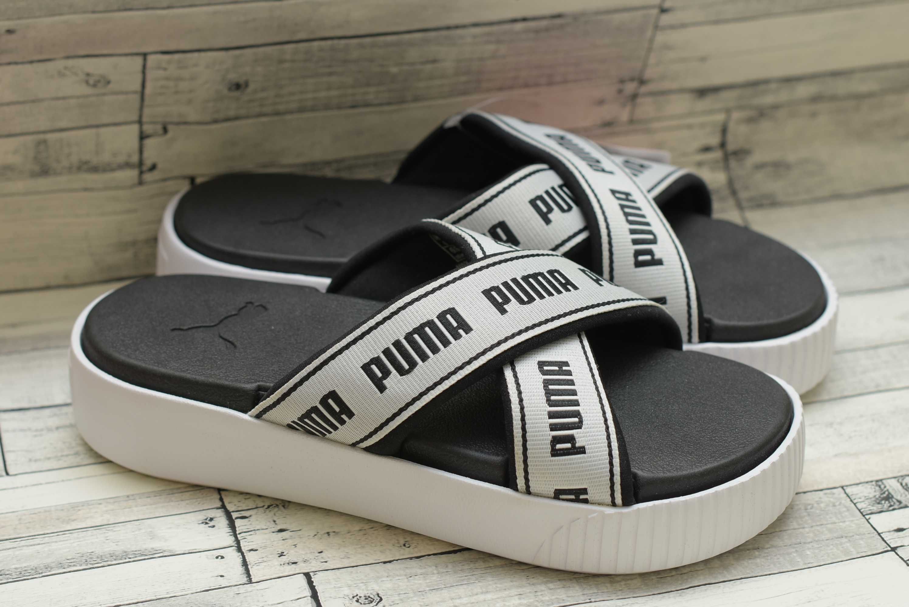 Женские шльопанцы шлепки босоножки Puma Platform Slide Tape оригинал