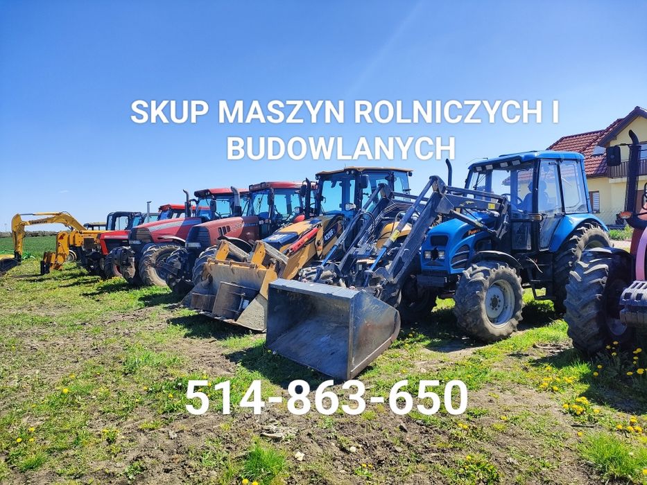 SKUP MASZYN ROLNICZYCH, Skup Maszyn Budowlanych, Skup koparek