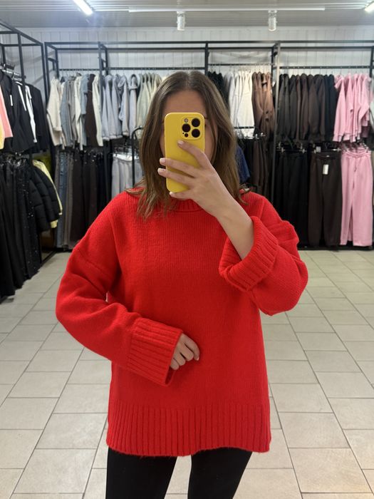 Светр / кофта червона тепла