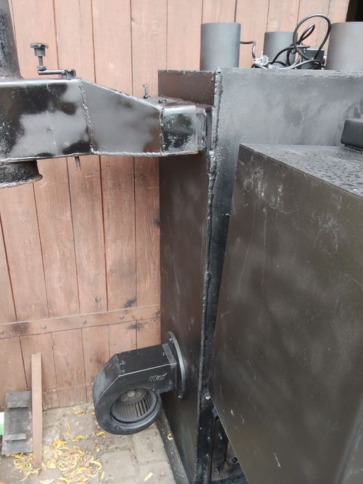 Piec nadmuchowy na ekogroszek i drewno