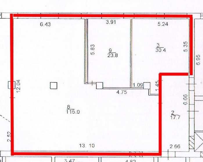 Оренда складу 169 м2 +офіс вул. Лобанової (І.Еренбурга), 3-А,  Центр