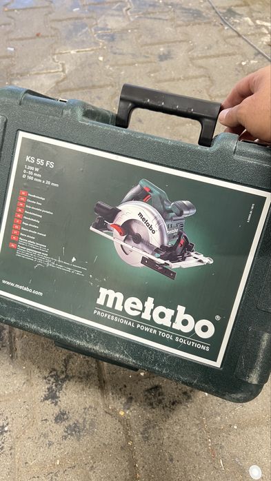 Pilarka tarczowa metabo ks55 fs 1200w uzywana stan bdb walizka