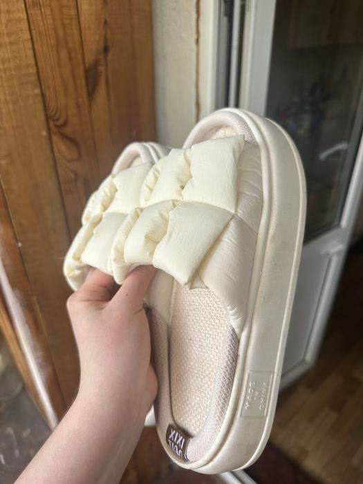 Літні жіночі вуличні шльопанці на широку стопу 40 розмір