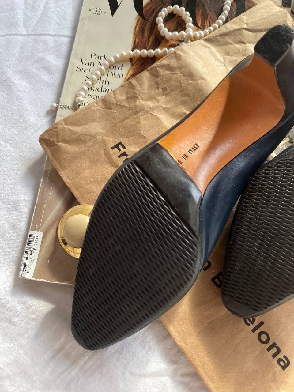 Salvatore Ferragamo made in Italy Florence люксові туфлі човники ОБМІН