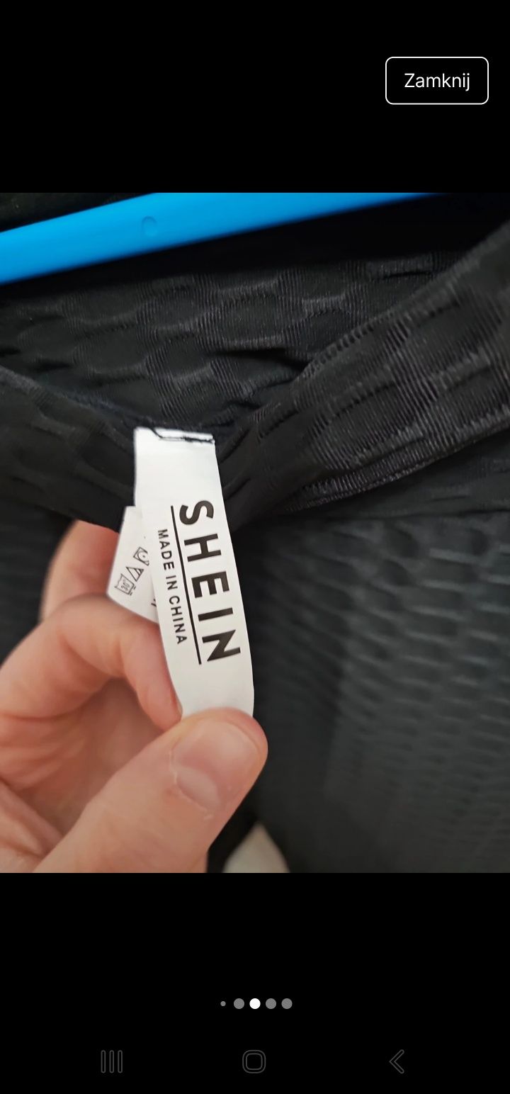 Legginsy puszki up S z marszczeniem