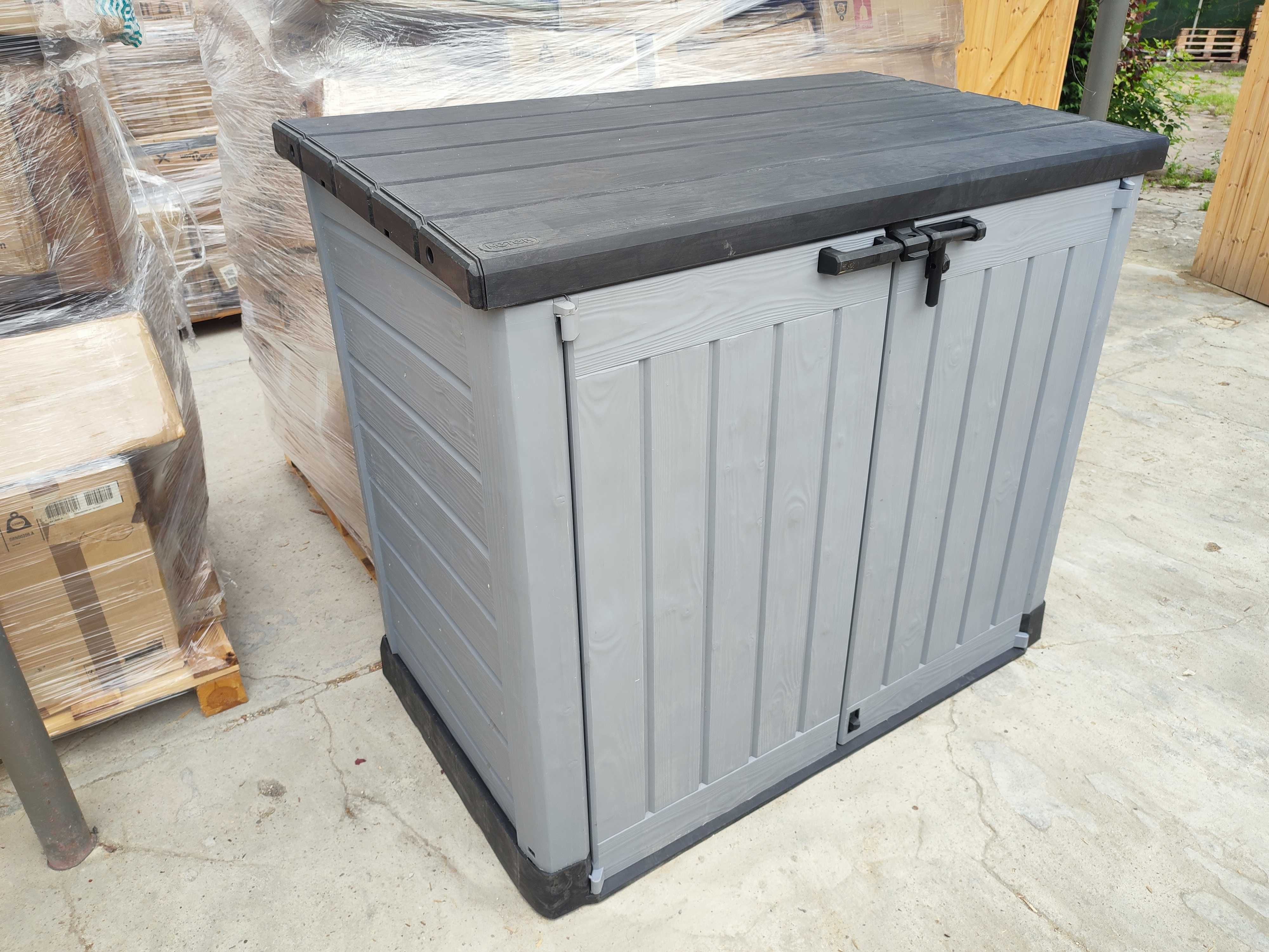 Skrzynia ogrodowa KETER STORE Pojemnik Ogrodowy 1200 L szary 145x82cm