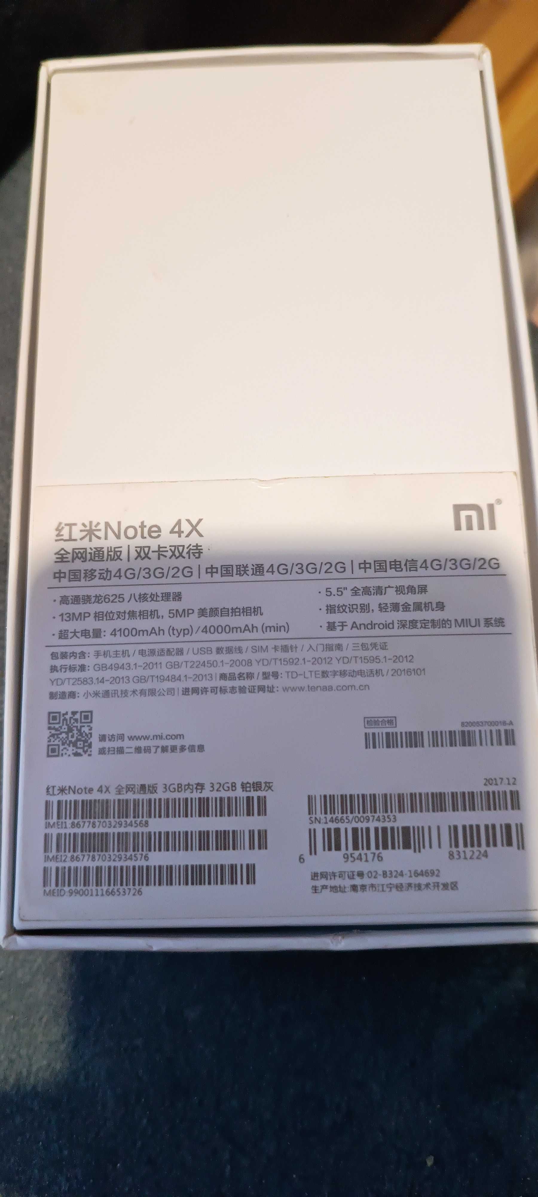 Xiaomi redmi note 4x