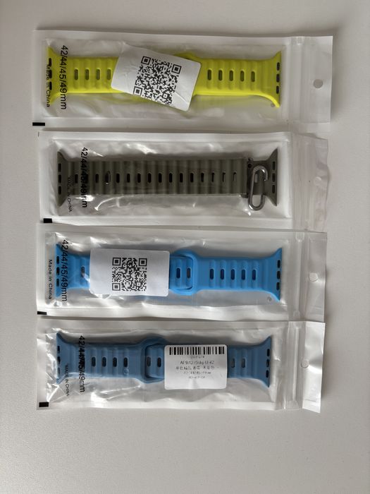 Paski apple watch 42/44/45/49mm (4sztuki)