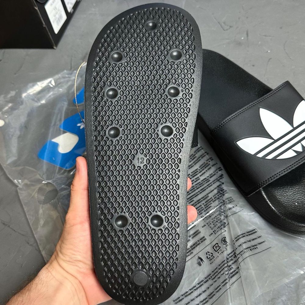 Тапочки чоловічі Adidas Adilette Lite оригінал нові чорні