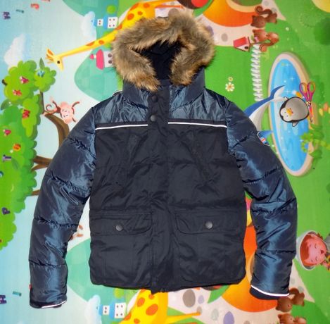 Пуховик, куртка зимняя очень теплая, Okaidi -Франция р.164см на 14 лет