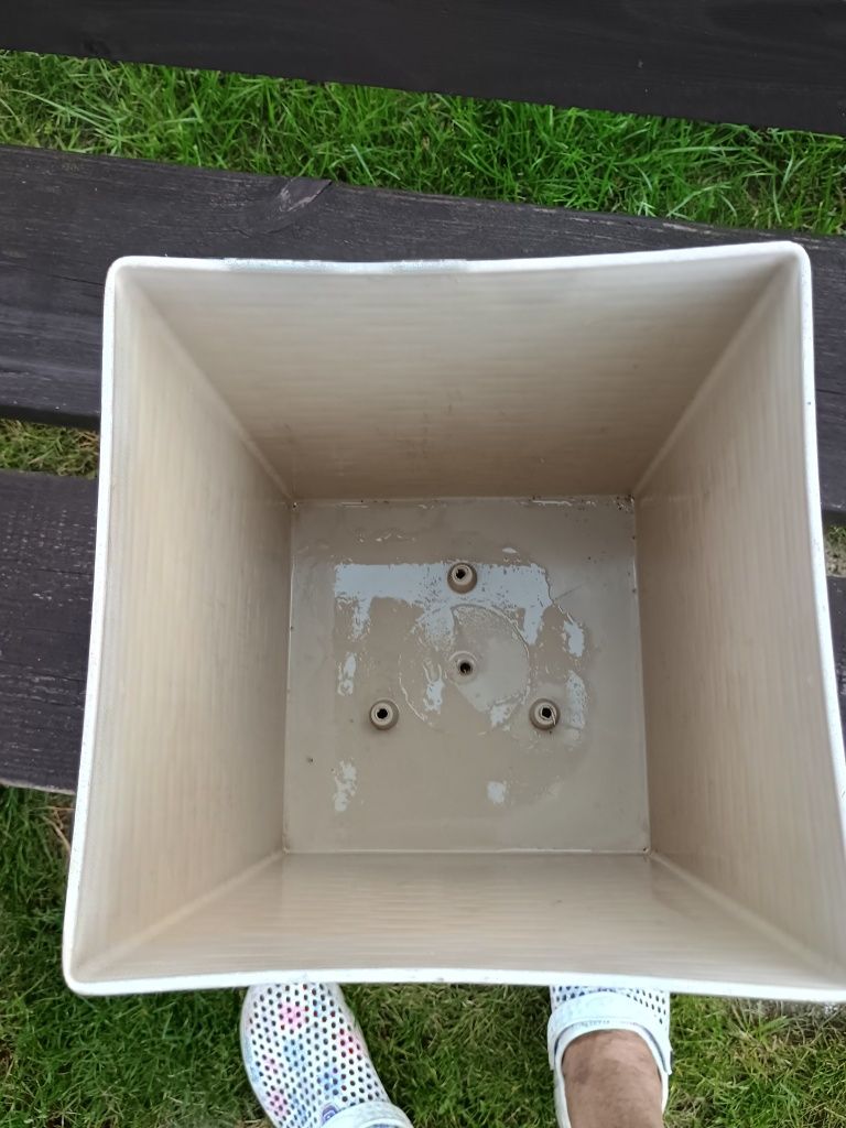 Doniczka Rattan plastik
