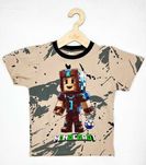 T-shirt chłopięcy polski na lato Minecraft polski bawełna