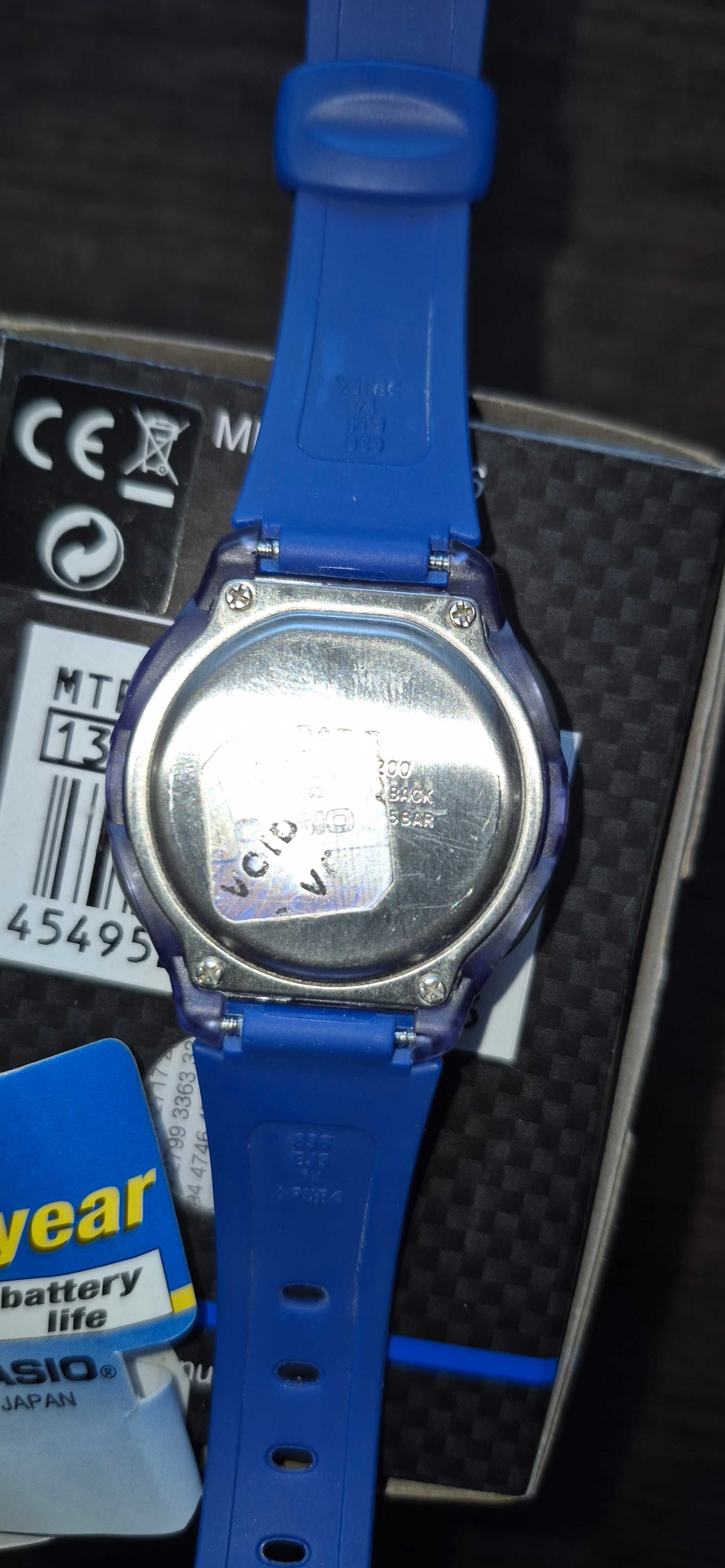 Zegarek dziecięcy CASIO LW 200 niebieski NOWY