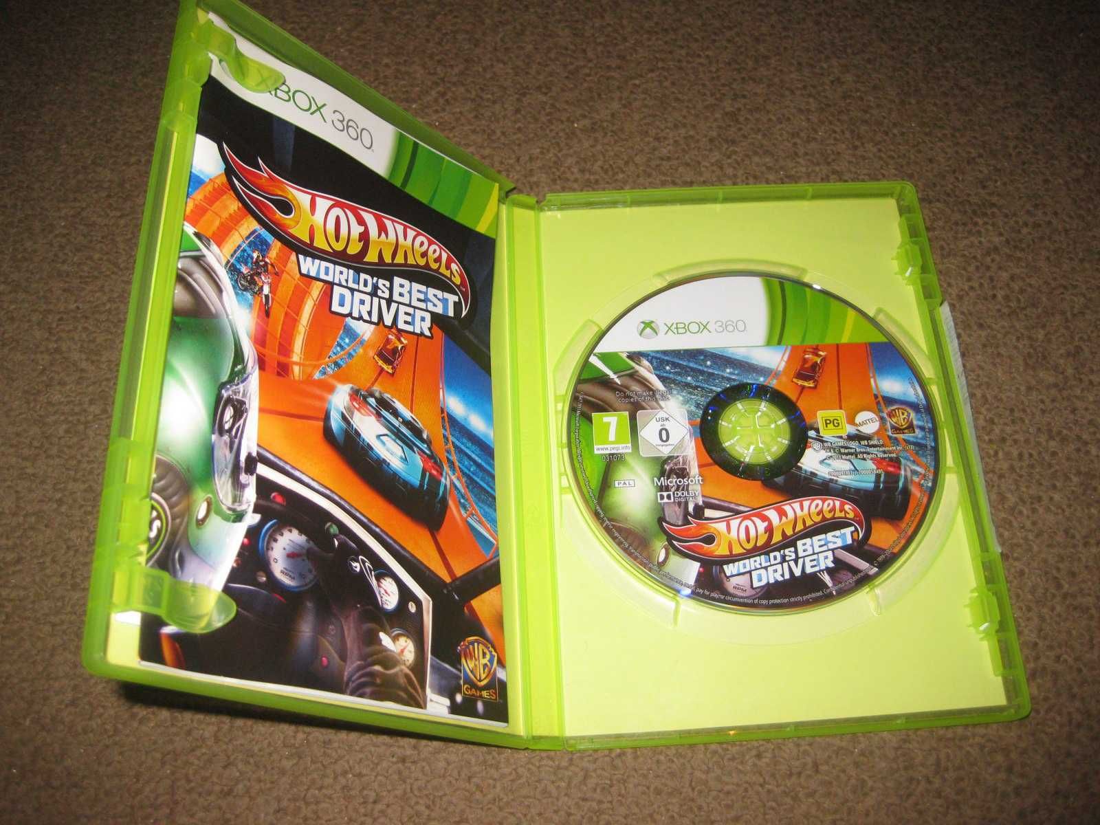 Jogo "Hot Wheels: World`s Best Driver" para a XBOX 360/Completo!