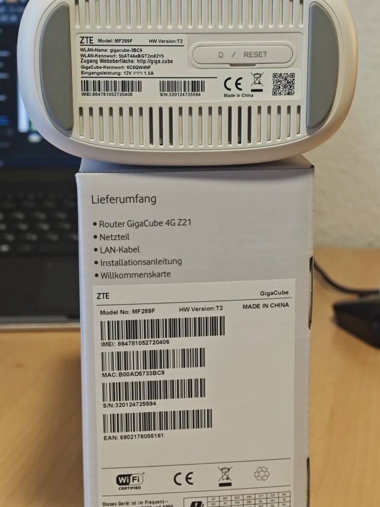 LTE 4G роутер ZTE MF289F Cat.20 2Гбіт/сек