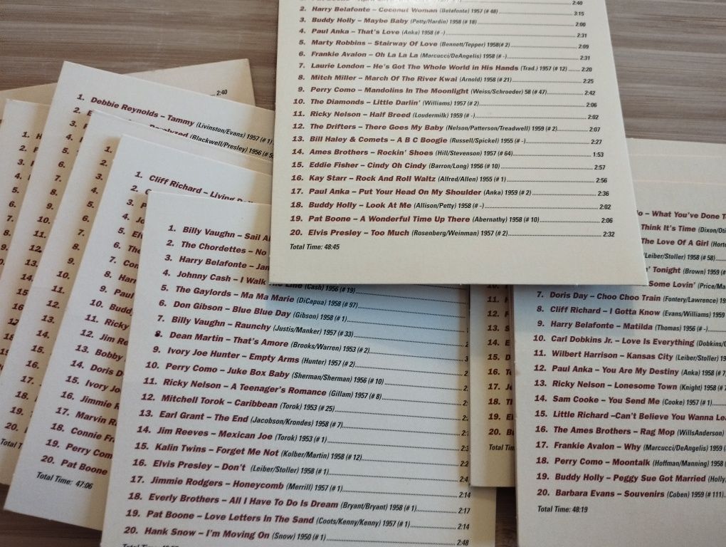 10 CDs Swingin'50s