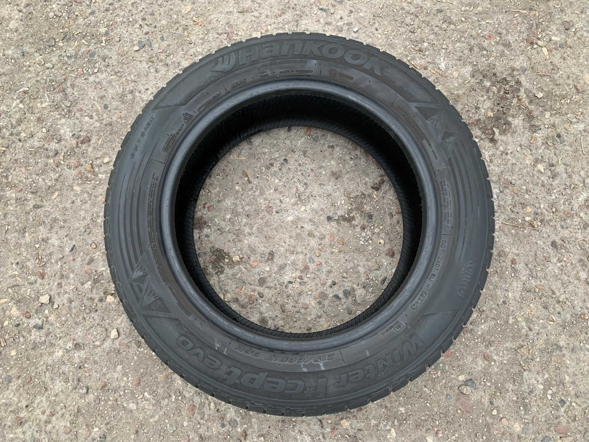 2x opony zimowe HANKOOK Winter i*cept evo W310 - 215/60R17 96H - 5,5mm