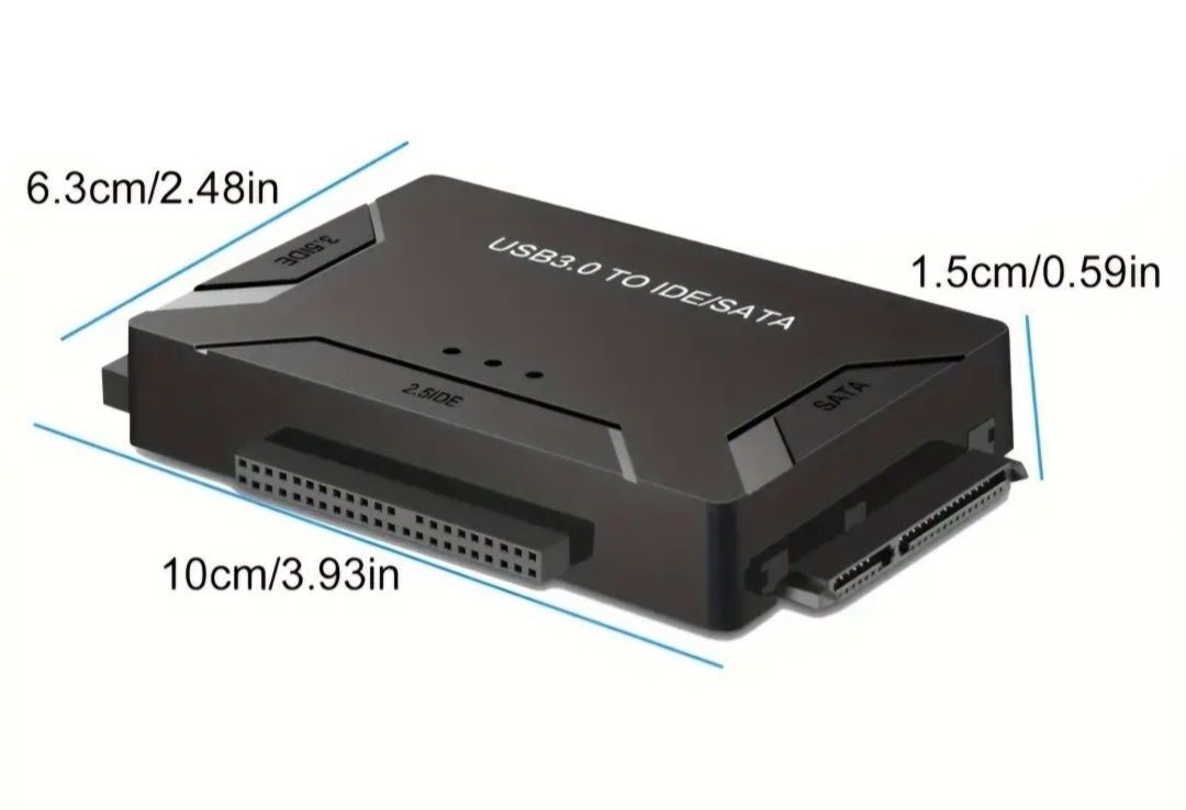 Adapter USB 3.0 do HDD i SSD 2.5" 3.5" IDE SATA