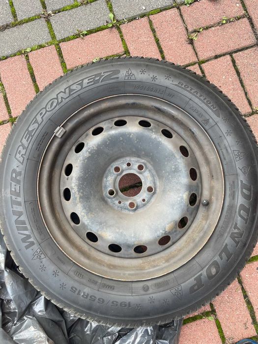 Koła+ Opony zimowe 15^ Dunlop ^ Fiat Tipo ^ Rozstaw śrub: 5x98^