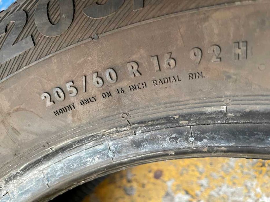 205/60 R16 Barum Polaris 3, шини 2 шт, 6,6 мм