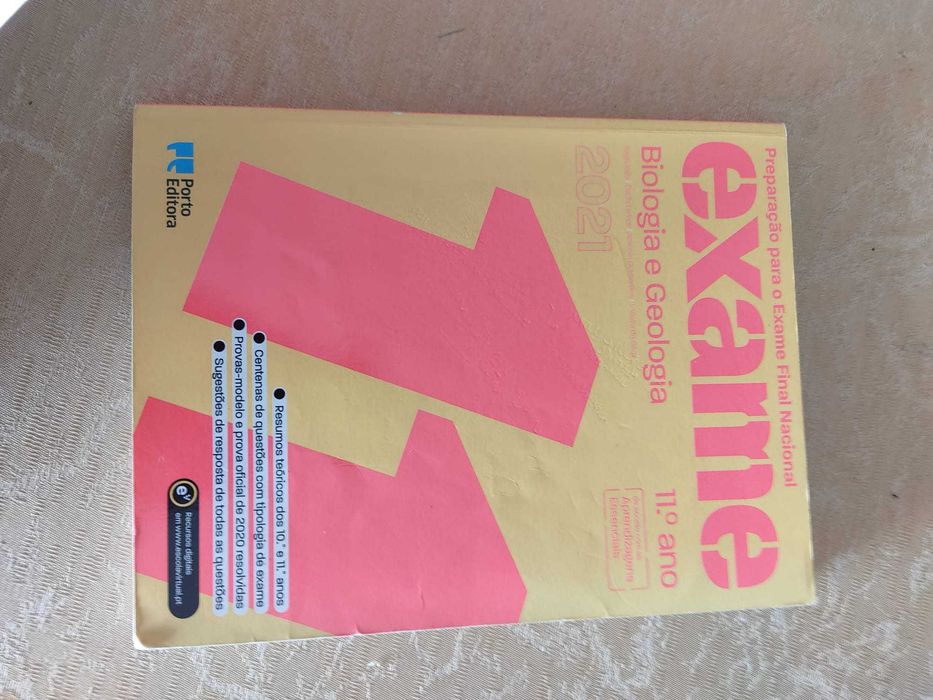 Preparação  Exame Final Nacional  - Biologia e Geologia - 11.º Ano