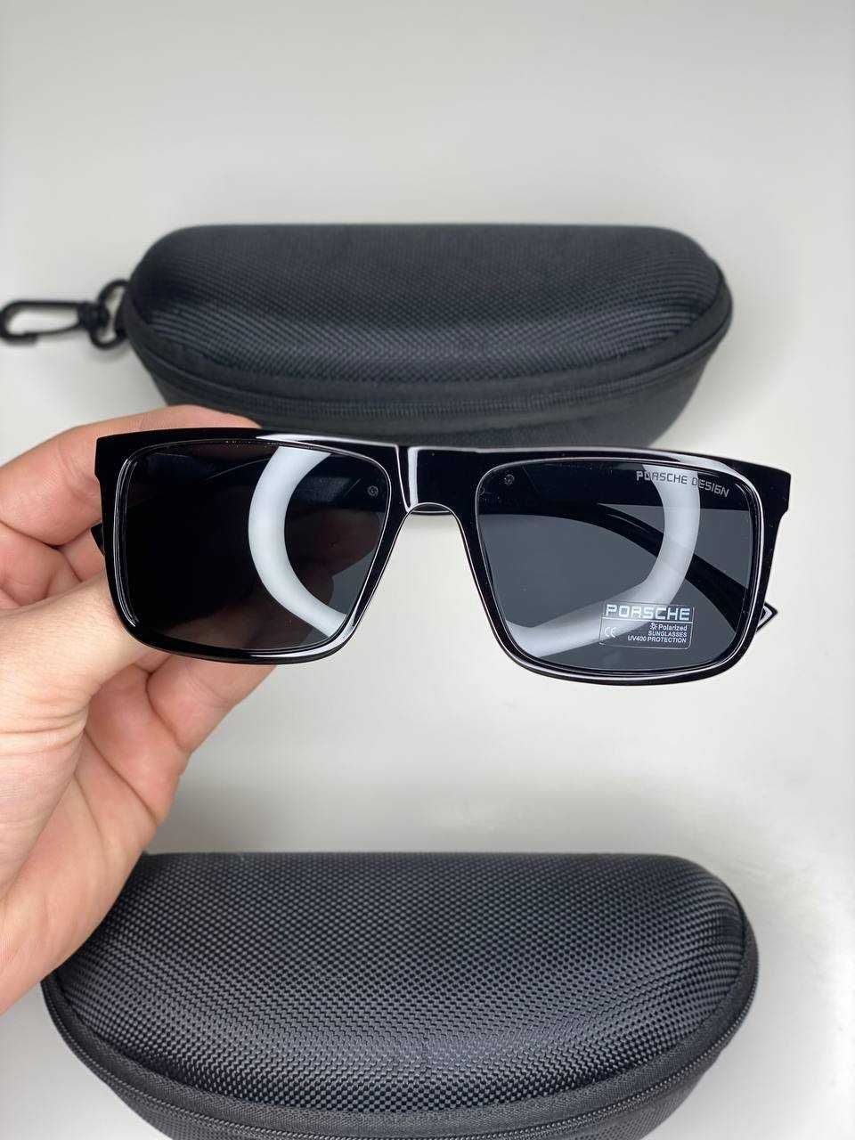 -30% Мужские очки Порше Черные квадратные Антиблик POLARIZED PORSCHE
