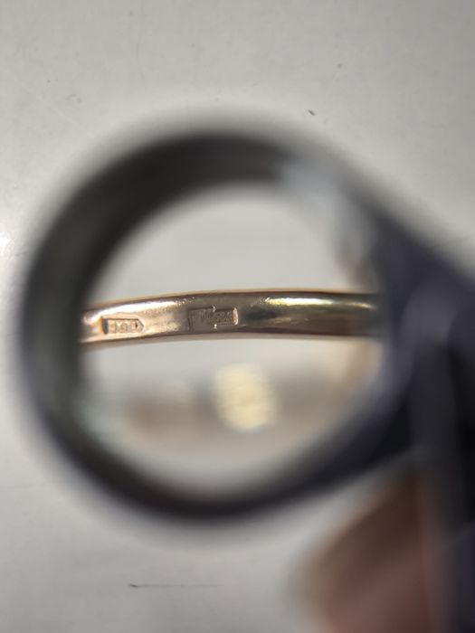 Кольцо золотое 20 размер