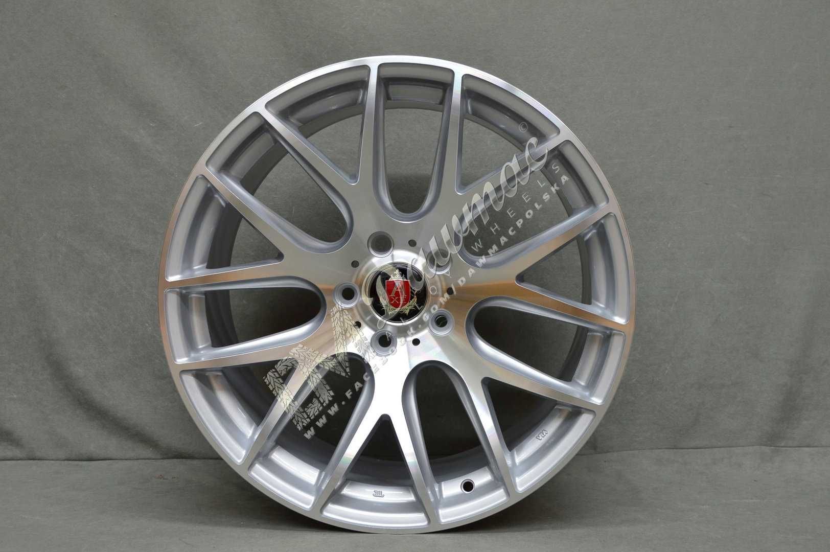 PROMOCJA! Felgi AXE CS 19" 9,5J ET35 5x120 Machine Silver