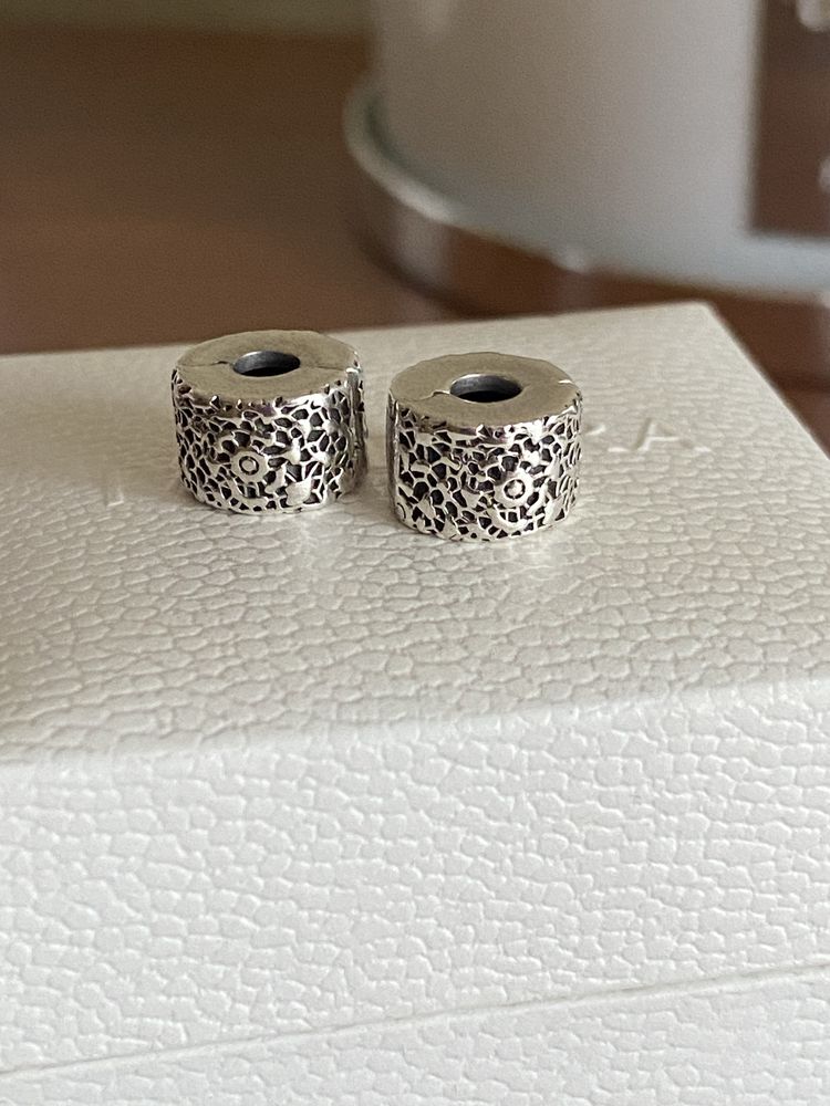 Charms klips Pandora x2